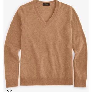 Charter Club Camel V-Neck Sweater
